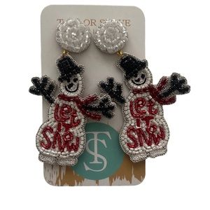 Festive Snowman Earrings Taylor Shaye